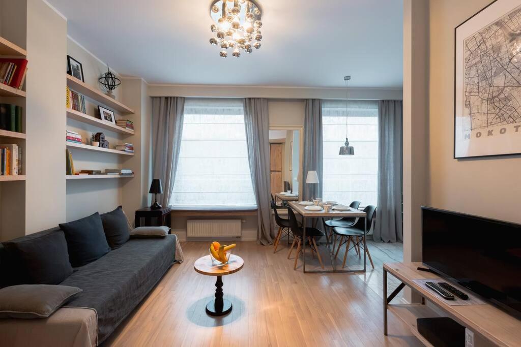 Cozy, Bright Apartment, Garage, Mokotow Butas *